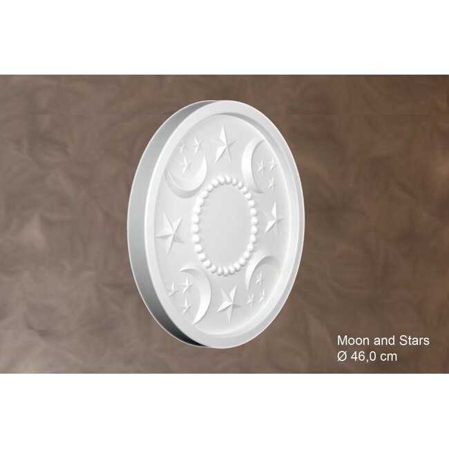 Grand Decor Rozet MOON AND STARS diameter 46,0 cm babykamer / kinderkamer