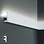 Tesori Polyurethaan - LED sierlijst voor indirecte verlichting, KF501 (62 x 25 mm), lengte 2 m