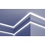 Tesori Polyurethaan - LED sierlijst voor indirecte verlichting, KF501 (62 x 25 mm), lengte 2 m