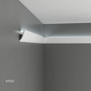 KF502 (75 x 36 mm), lengte 2 m, PU - LED sierlijst voor indirecte verlichting