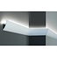 Tesori Polyurethaan - LED sierlijst voor indirecte verlichting, KF502 (75 x 36 mm), lengte 2 m