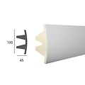 Tesori Polyurethaan - LED sierlijst voor indirecte verlichting, KF503 (100 x 45 mm), lengte 2 m