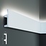 Tesori Polyurethane LED moulding for indirect lighting, KF504 (102 x 25 mm), length 2 m