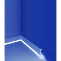 Tesori Polyurethaan - LED sierlijst voor indirecte verlichting, KF504 (102 x 25 mm), lengte 2 m