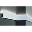Tesori Polyurethane LED moulding for indirect lighting, KF504 (102 x 25 mm), length 2 m