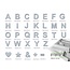 Art Decor 3D Letters Alfabet en Symbolen Polyurethaan hoogte ca. 20 cm (geen piepschuim!)