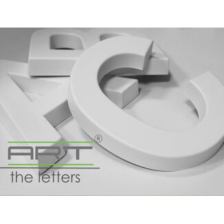 Art Decor 3D Letters Polyurethaan Alfabet en Symbolen 20 cm hoog