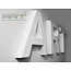 Art Decor 3D Letters Alfabet en Symbolen Polyurethaan hoogte ca. 20 cm (geen piepschuim!)