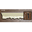Grand Decor Panel moulding CR708 (138 x 40 mm), polyurethane, length 2 m
