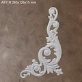Grand Decor Ornament A611 R (260 x 126 x 15 mm), polyurethaan