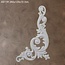 Grand Decor Ornament A611 R (260 x 126 x 15 mm), polyurethaan