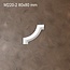 Grand Decor Corner pieces M220-2 (80 x 80 mm), polyurethane, set (4 corners)