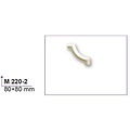 Grand Decor M220-2 hoekbochten (80 x 80 mm), polyurethaan, set (4 hoeken)