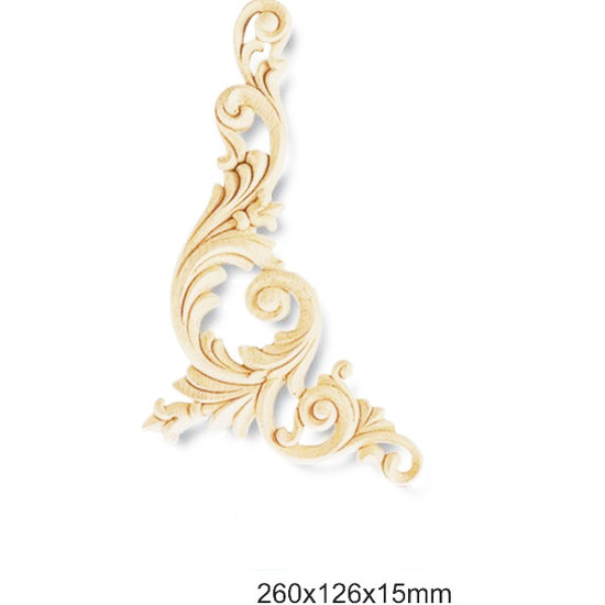 Grand Decor Ornament A611 L (260 x 126 x 15 mm), polyurethaan