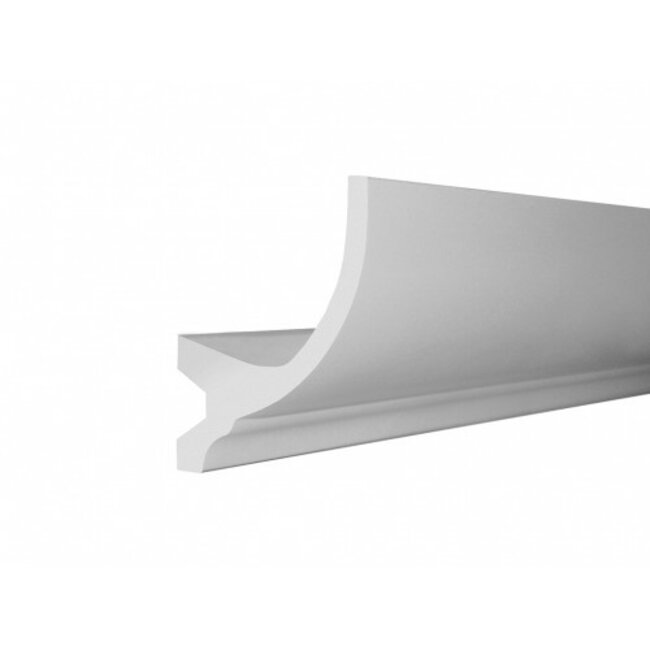 Tesori Polyurethane LED moulding for indirect lighting, KF715 (84 x 67 mm), length 2 m