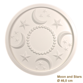 Grand Decor Rozet kinderkamer MOON AND STARS diameter 46,0 cm