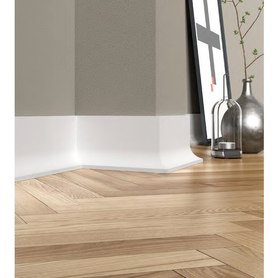 Mardom Decor Plint QS011 LED (135 x 40 mm), lengte 2 m