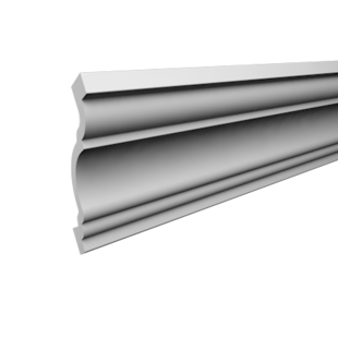 Kroonlijst P819 (68 x 68 mm), polyurethaan, lengte 2 m