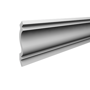 Kroonlijst P855 (91 x 91 mm), polyurethaan, lengte 2 m