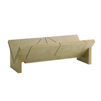 Noël Marquet (NMC) MDF mitre box for ceiling mouldings up to 10 cm (Large)
