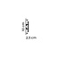 Mardom Decor Lighting Moulding QL017 (100 x 25 mm), length 2 m