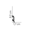 Mardom Decor Plint MD8300 (82 x 17mm), lengte 2 m