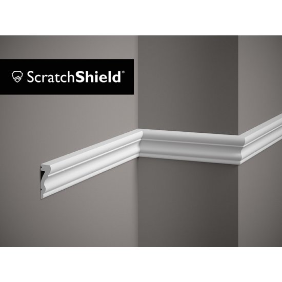 Plint MD314 (52 x 17 mm), HDPS, lengte 2 m