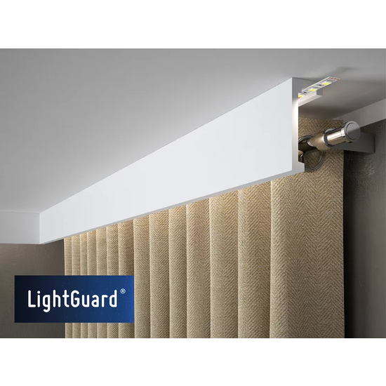 Mardom Decor Gordijnkoof LED QL026 (100 x 41 mm), HDPS, lengte 2 m