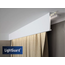 Mardom Decor Curtain Profile LED QL035 (120 x 40 mm), HDPS, length 2 m