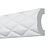 Wandlijst SR2 (40 x 15 mm), lengte 2 m