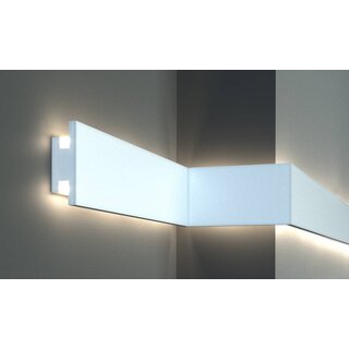 KD302 (120x40 mm), lengte 1,15 m, LED sierlijst voor indirecte verlichting XPS