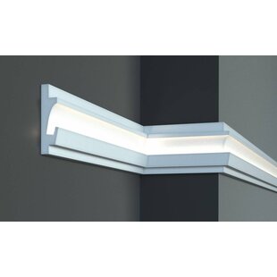 KD401 (125 x 35 mm), lengte 1,15 m, LED sierlijst voor indirecte verlichting XPS  - Verzonken / Semi-Verzonken