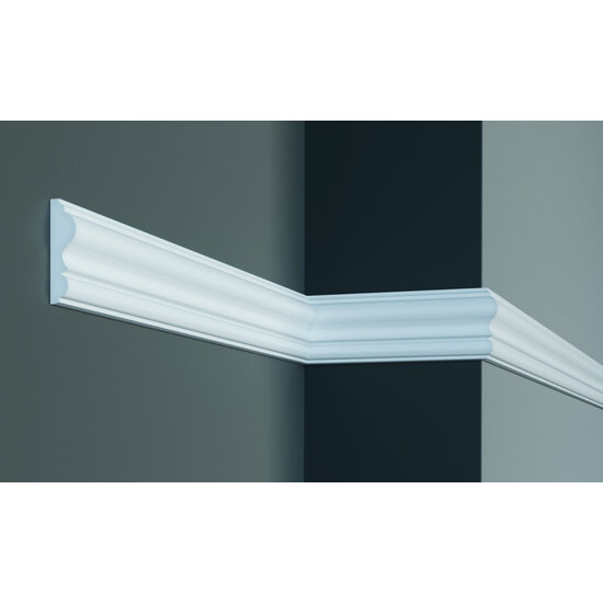 Grand Decor CR952 / M218 (80 x 21 mm), polurethaan,  lengte 2 m -Z13-