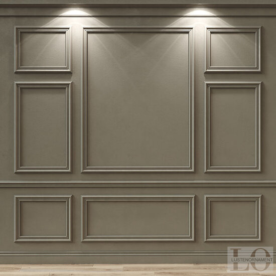 Grand Decor CR952 / M218 (80 x 21 mm), polurethaan,  lengte 2 m -Z13-