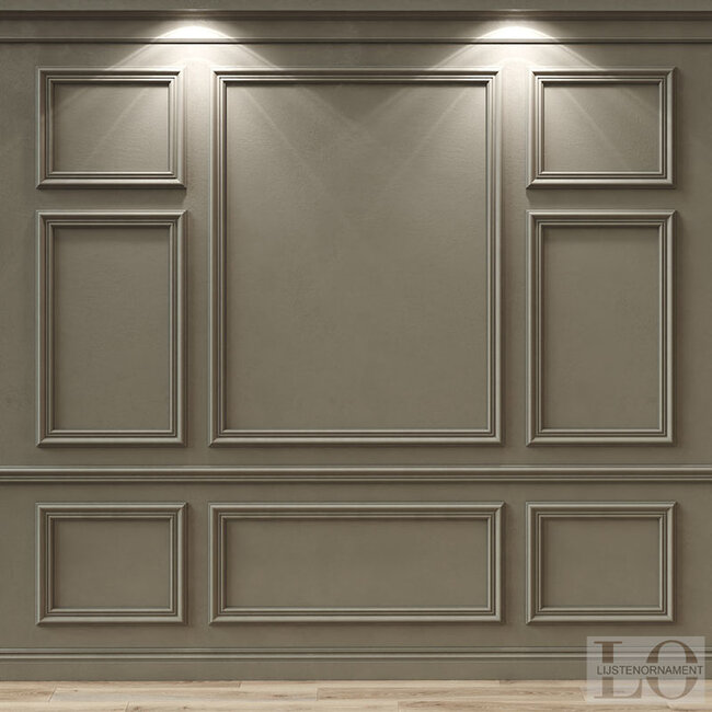 Grand Decor CR952 / M218 (80 x 21 mm), polurethaan,  lengte 2 m -Z13-