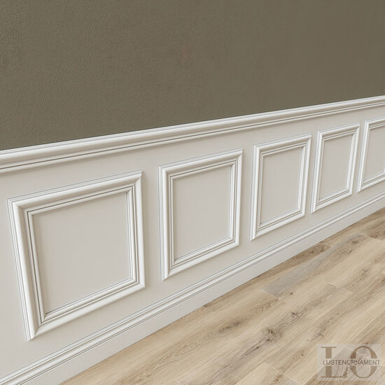 Grand Decor CR952 / M218 (80 x 21 mm), polurethaan,  lengte 2 m -Z13-