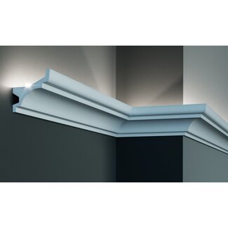 Grand Decor Polyurethane LED moulding for indirect lighting, KF716 (79 x 80 mm), length 2 m