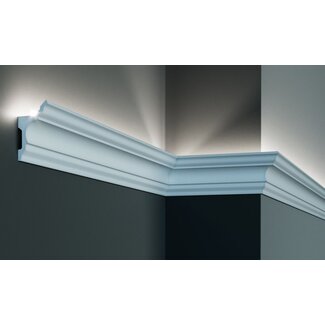 Grand Decor Polyurethane LED moulding for indirect lighting, KF717 (81 x 45 mm), length 2 m