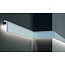 Grand Decor Polyurethane LED moulding for indirect lighting, KF718 (79 x 34 mm), length 2 m