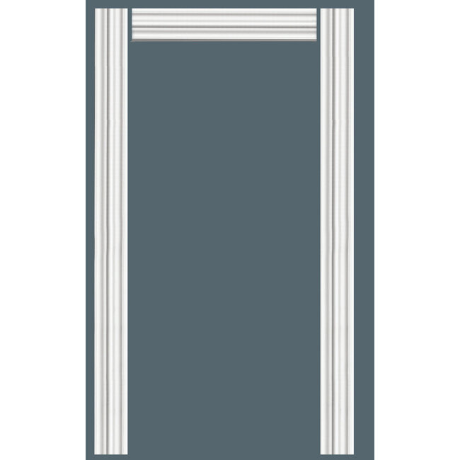 Grand Decor Wall moulding / door surround D491 (95 x 21 mm), polyurethane, length 200 cm