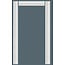 Grand Decor Wandlijst / Deuromlijsting D491 (95 x 21 mm) polyurethaan, lengte 200 cm