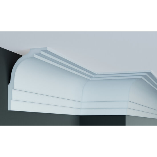 Grand Decor Kroonlijst P880 (170 x 120 mm), polyurethaan, lengte 2 m