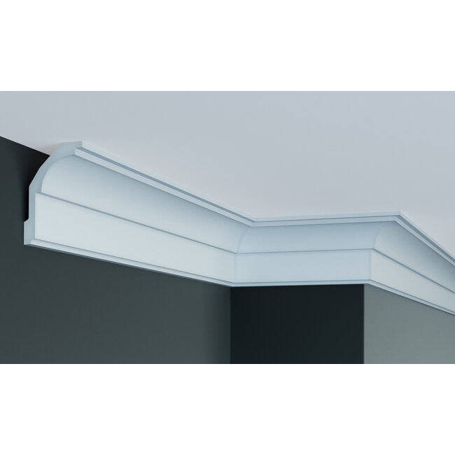 Grand Decor Cornice P872 (97 x 63 mm), polyurethane, length 2 m