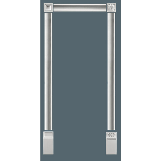 Grand Decor Platte plint CR779 (76 x 20 mm) polyurethaan, lengte 2 m