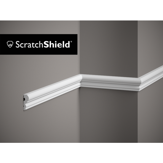 Mardom Decor Plint MD325 (41 x 15 mm), HDPS, lengte 2 m