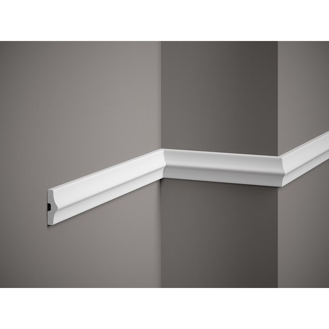 Mardom Decor Skirting board MD026 (45 x 15 mm), HDPS, length 2 m