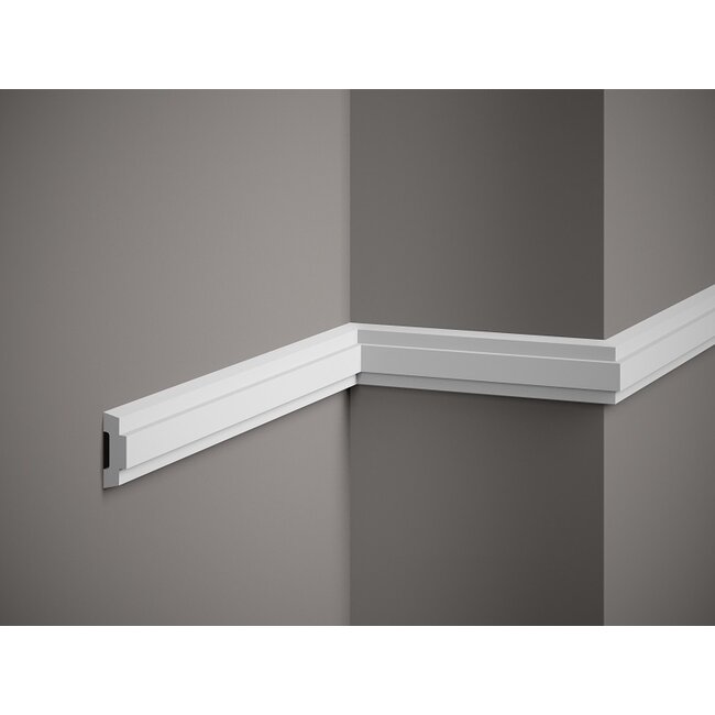 Mardom Decor Skirting board MD317 (45 x 15 mm), HDPS, length 2 m