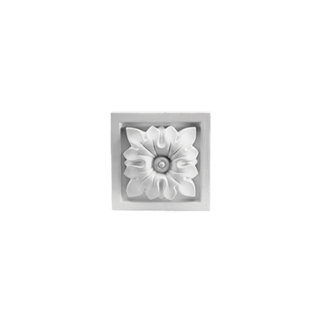 Grand Decor Ornament D401 (9 x 9 Ñ… 2,6 cm), polyurethaan
