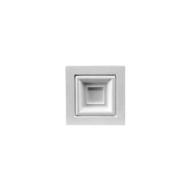 Grand Decor Ornament D493 (9,5 x 9,5 Ñ… 2,5 cm), polyurethaan