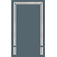 Grand Decor Wandlijst / Deuromlijsting D480 (94 x 33 mm) polyurethaan, lengte 200 cm